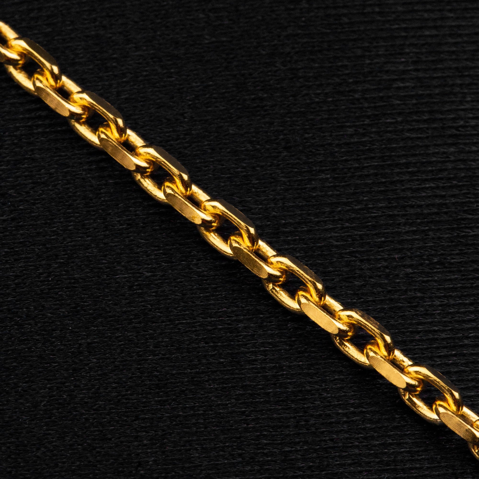 Set 444 Cadena + Dije Chapa de Oro 18k
